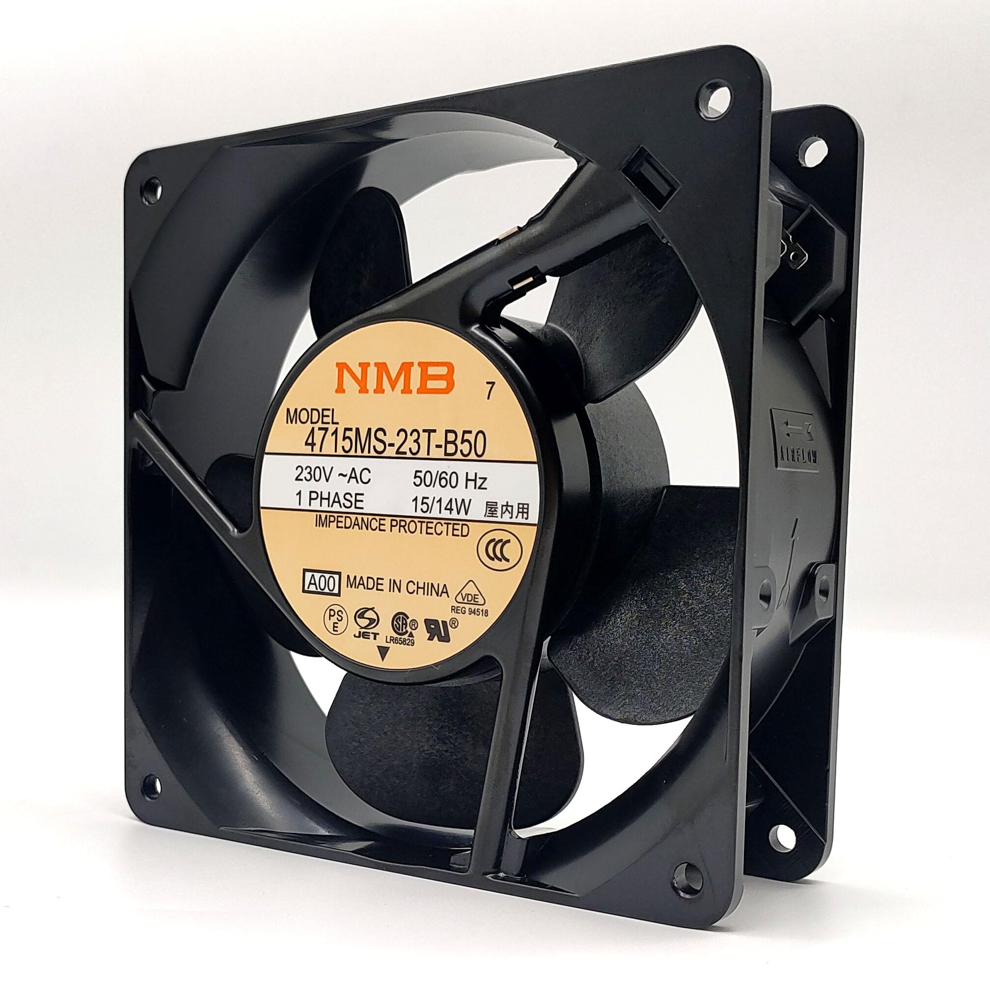 NMB 4715MS-23T-B50 12038 230V 15/14W Axial Inverter Fan