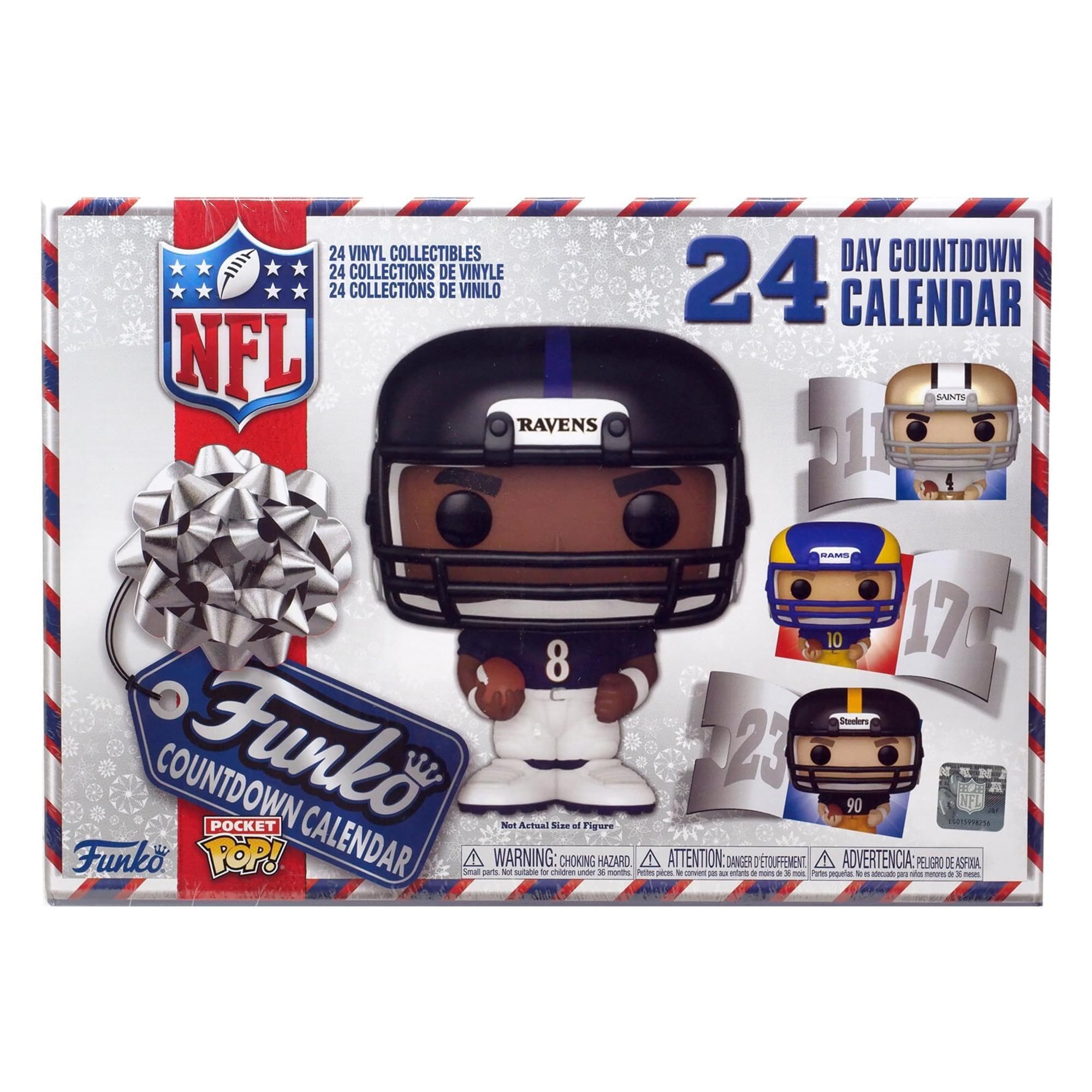NFL Football 2024 Edition Funko Pocket Pop Calendrier de l'Avent