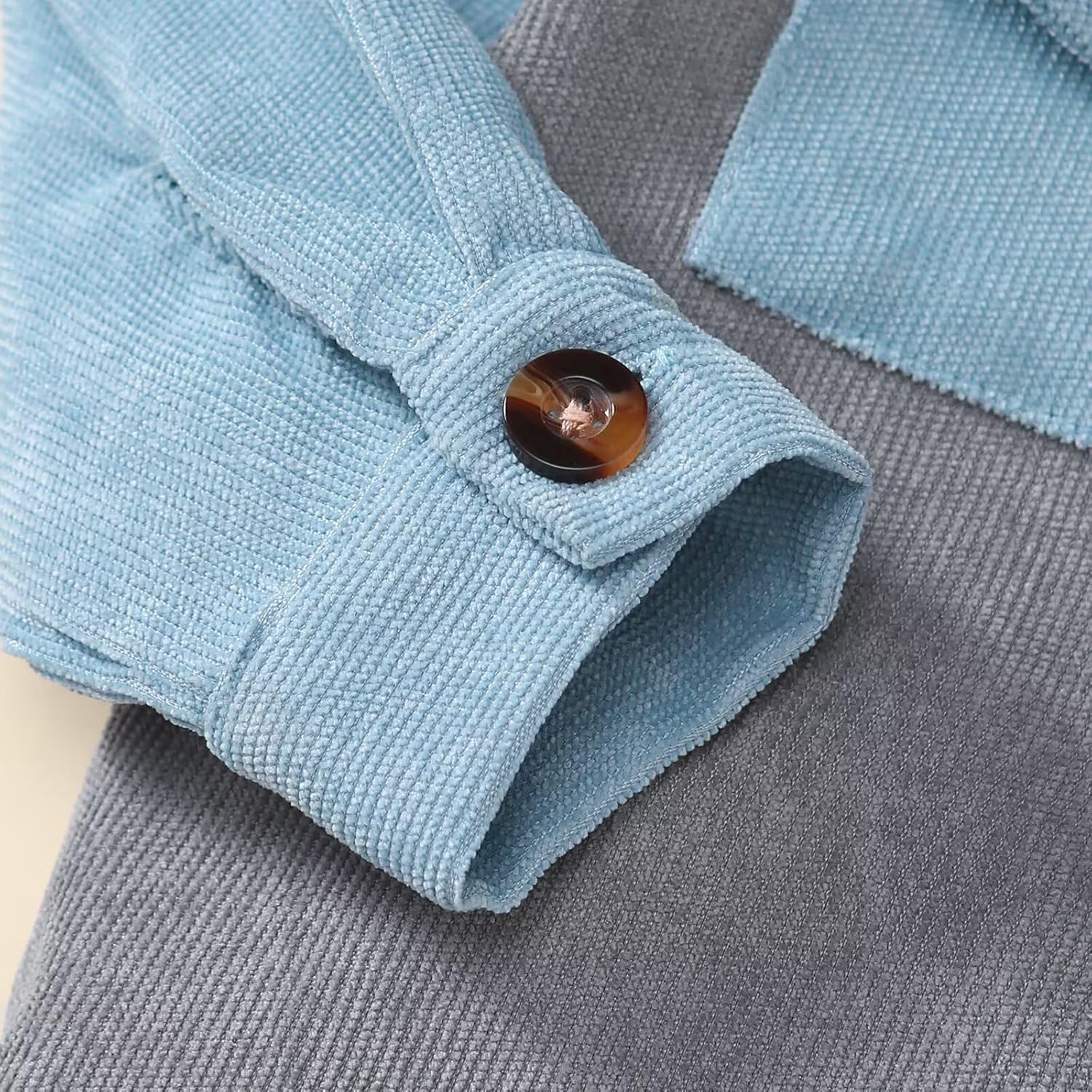 Toddler Baby Boy Fall Winter Clothes Long Sleeve Patchwork Sweatshirt Ripped Holes Jeans Set 18M-6T - Image 6