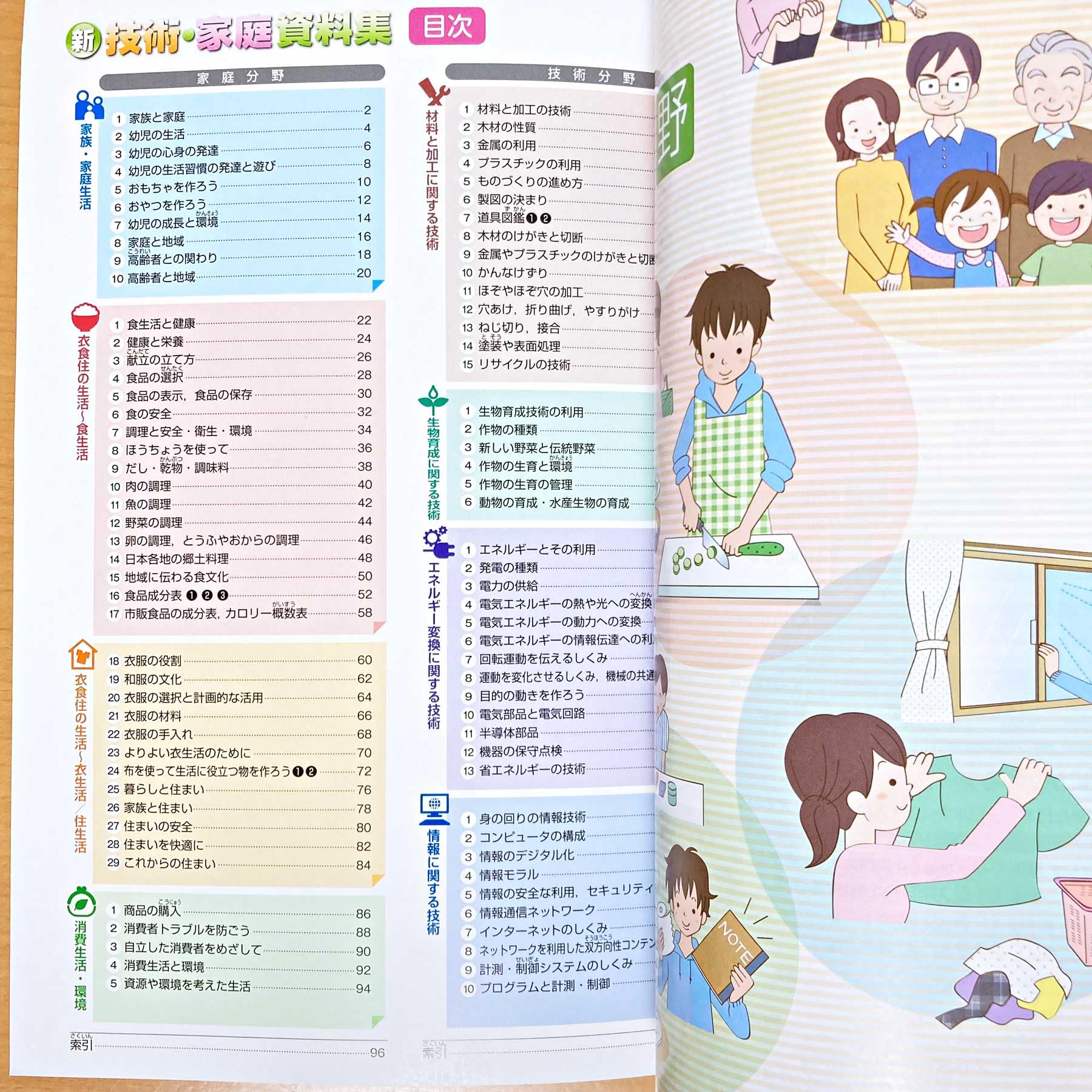 Amazon.co.jp: 2026年度版「新 技術・家庭資料集」新学社 中学 家庭科