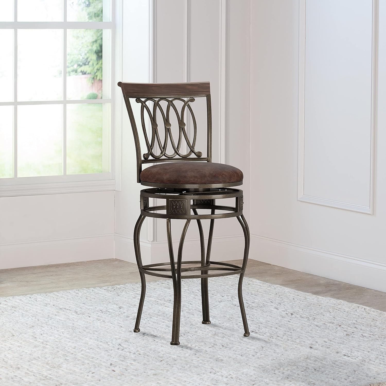 Amazoncom Hillsdale Montello 32 Inch Swivel Bar Stool