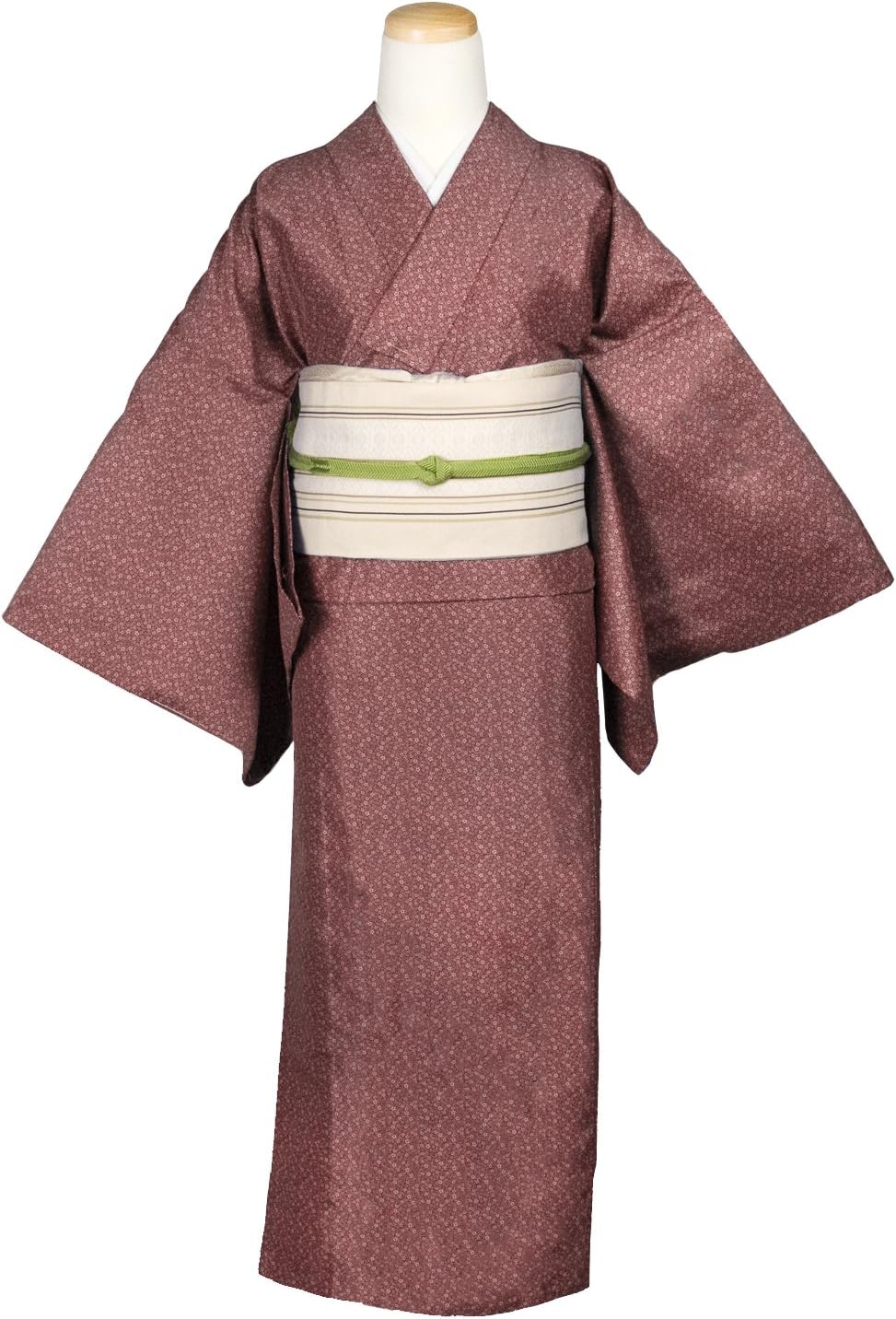 TLサイズ□古典綿麻しじら織り浴衣□縞と紺の麗し夏着物&浴衣□高身長