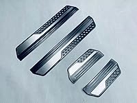 Vista 3 de Protector de rayones para umbral de puerta de automóvil, para Honda HRV 2021 HR-V 2022, piezas de accesorios de acero con ABS, cubierta de plástico