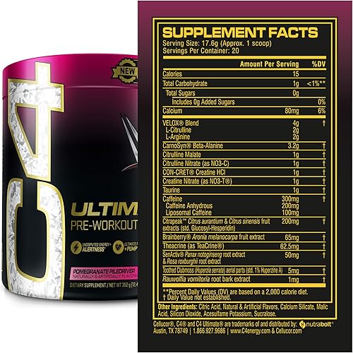 Miniatura 10 de C4 Ultimate - Polvo para antes del entrenamiento