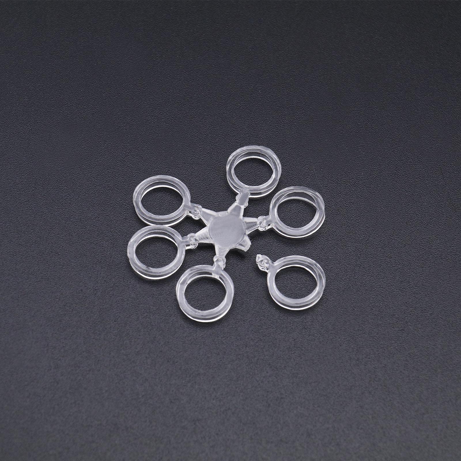 YINETTECH 300 Bandes Élastiques Pour Appâts à Granulés – Pêche à La Carpe – Diamètres 5, 7 Et 10 Mm – Transparentes – Terminal Tackle