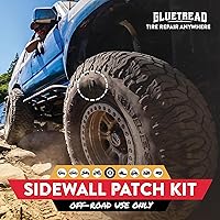 Vista 2 de GlueTread Kit de parches externos – para neumáticos sin cámara – No es necesario quitar el neumático – El kit incluye suficiente