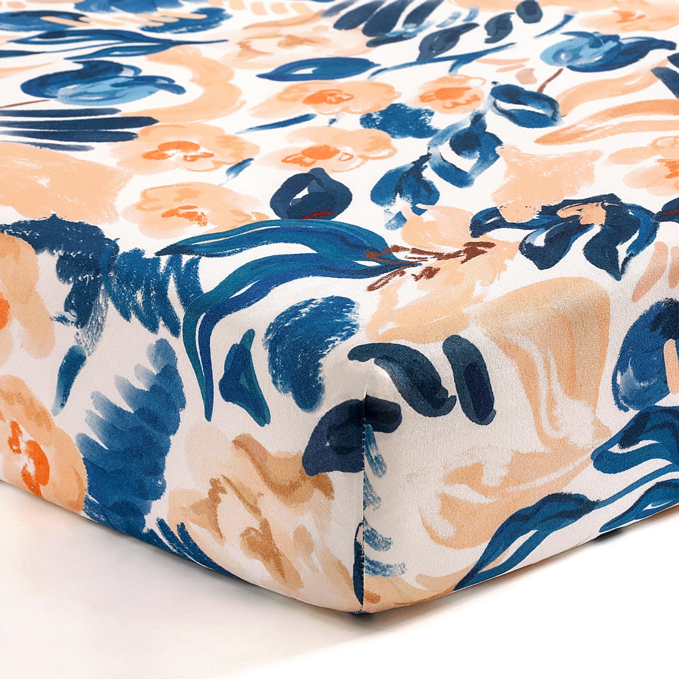 GRSSDER Stretch Ultra Soft Jersey Knit Fitted Crib Sheets Set 2 Pack, Universal Fit All Standard Crib Mattress Pads Safe and Snug, Crib Fitted Sheet with Deep Pocket, Original Design for Baby Girl - Image 7