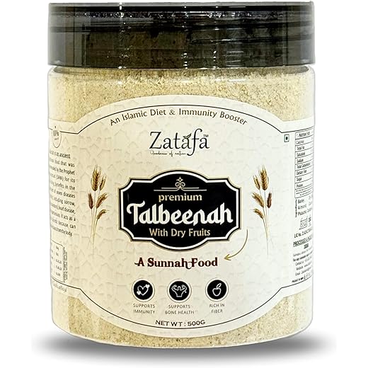 ZATAFA Talbina with Dry Fruits Healthy Breakfast Cereal Barl