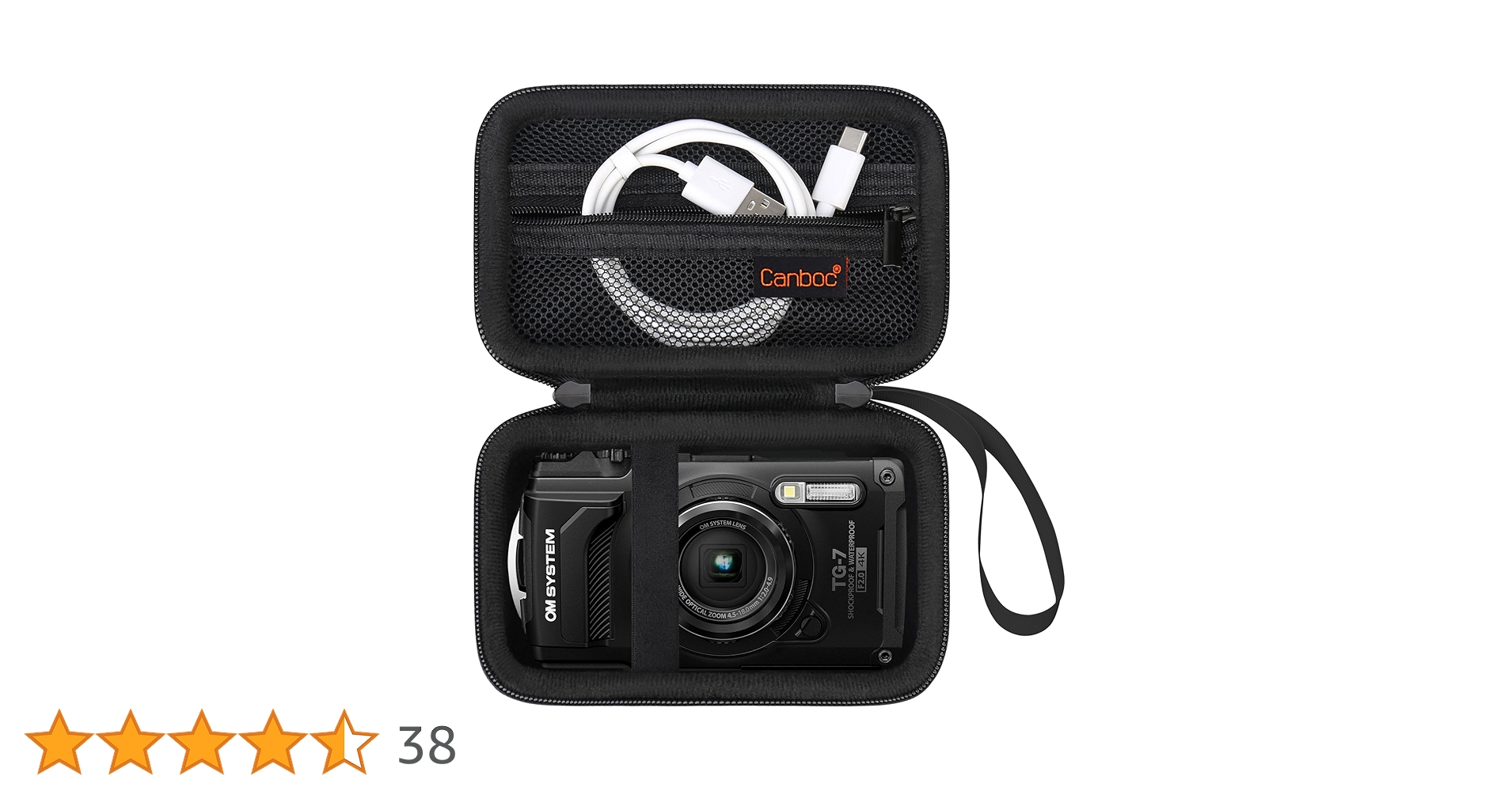 龍音】OLYMPUS TG-7 ブラック ケース・レンズカバー等付 Amazon.co.jp