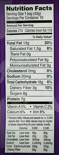 Miniatura 2 de Mezcla para caminatas Trader Joe's, simplemente un puñado de los mejores arándanos, almendras y anacardos, 10bolsas individuales