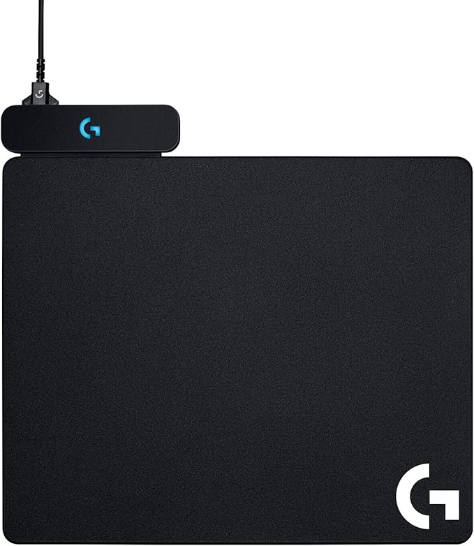 Logitech G POWERPLAY Wireless Charging Mouse Pad, Cloth and Hard Gaming