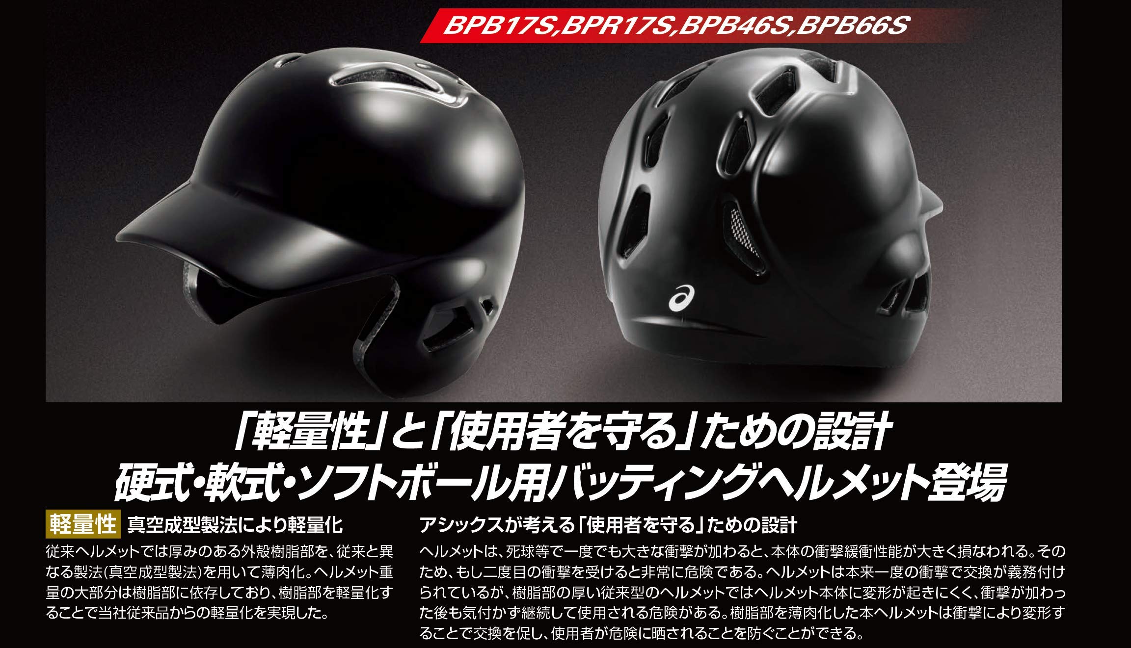 Amazon | asics(アシックス) 野球 軟式用バッティングヘルメット