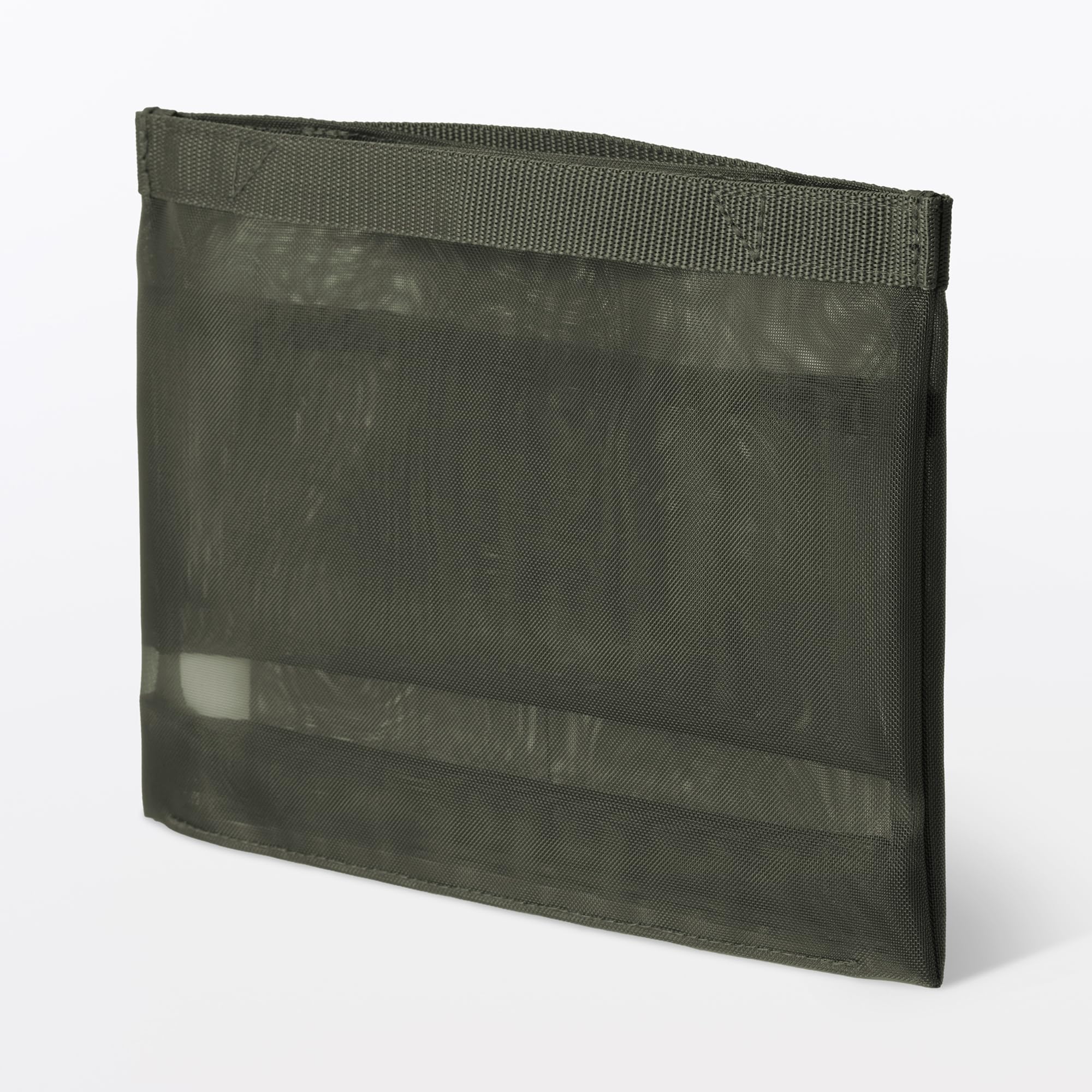 MUJI 23044707 Nylon Mesh Bag-In Bag for A5 Size Khaki