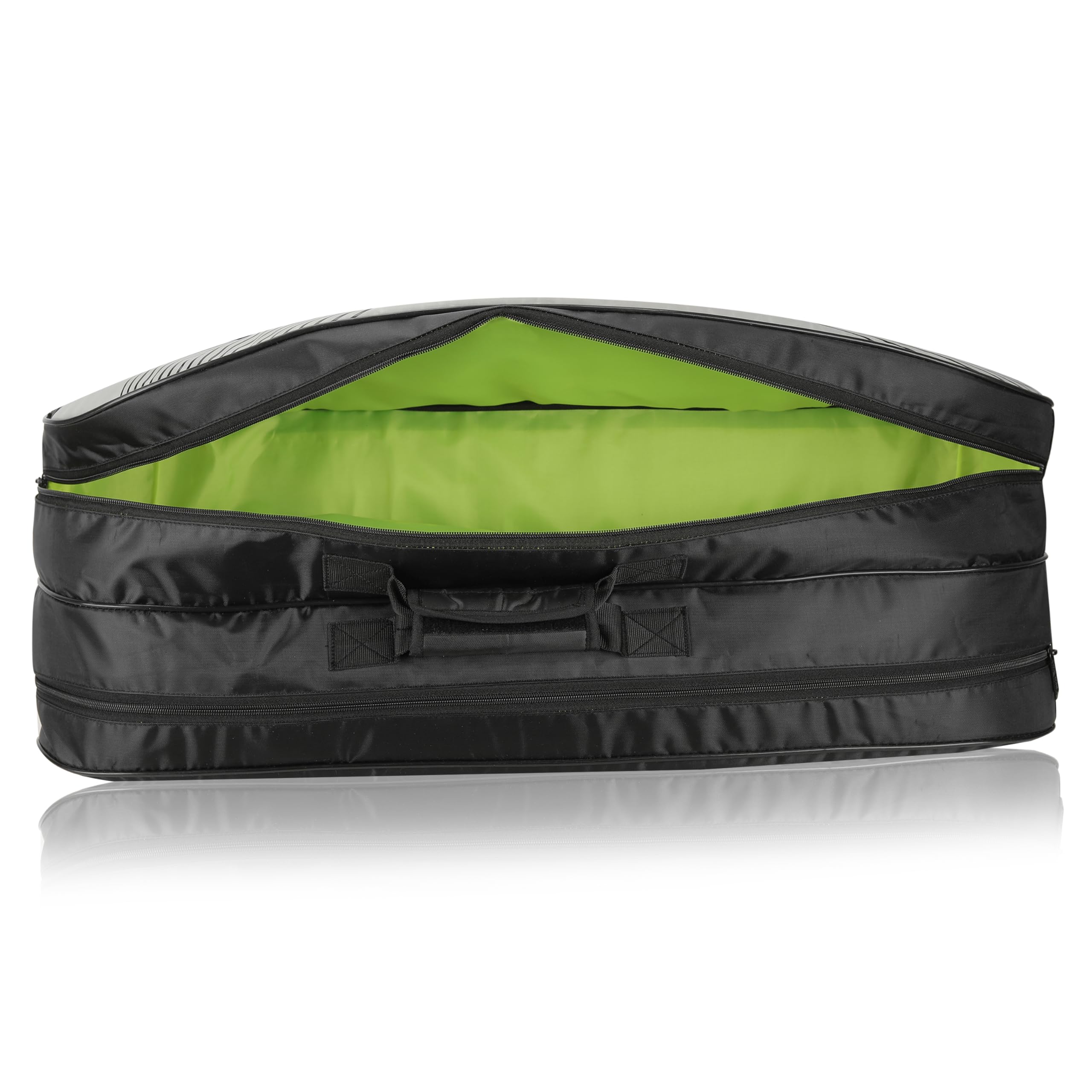 Yonex Elegante Badmintontasche | Doppelfach mit Reißverschluss für 6 Schläger und Kleidung | Seitentasche | Rückengurte | Zubehörfach | Made in India