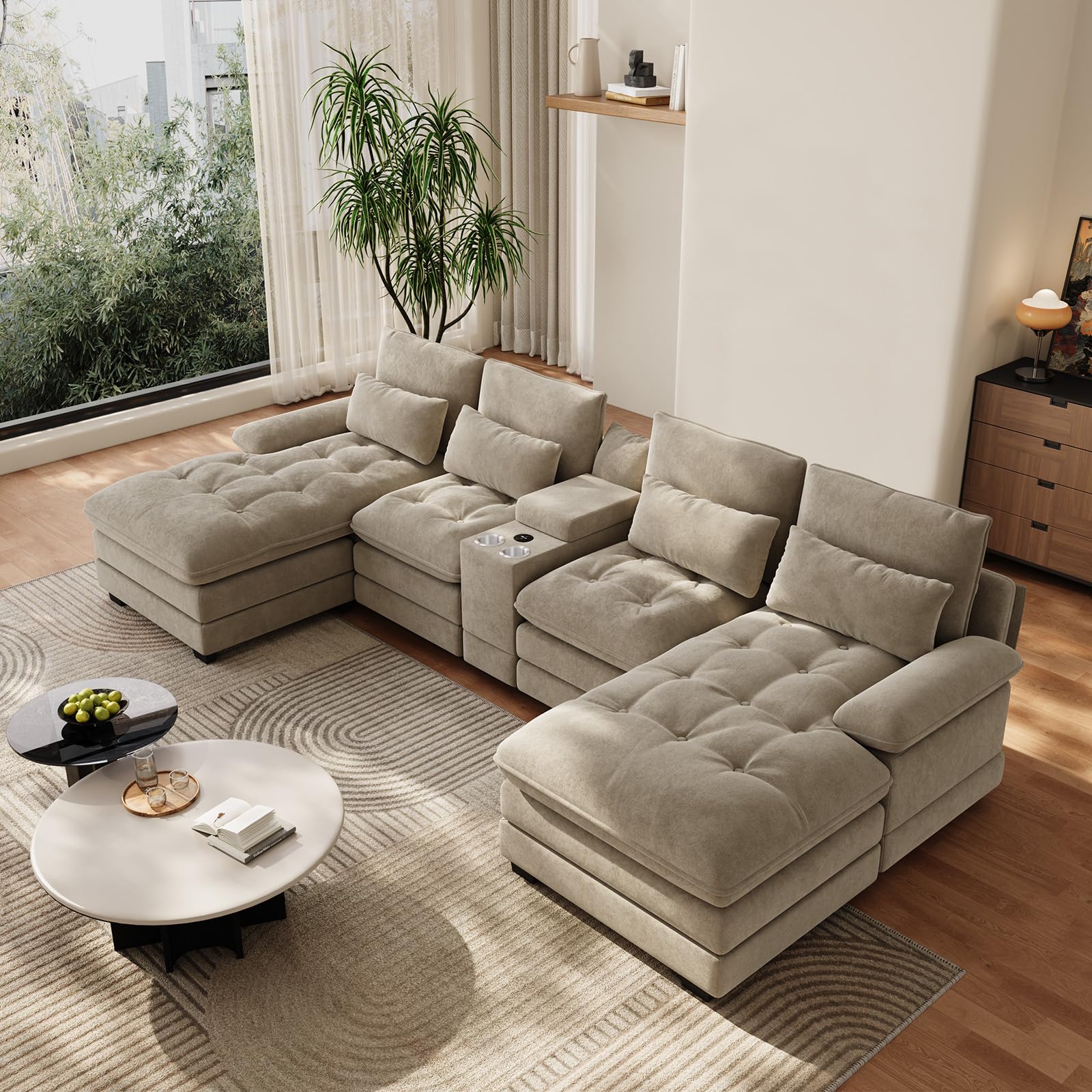 BEQAI 134 U Shaped Sectional