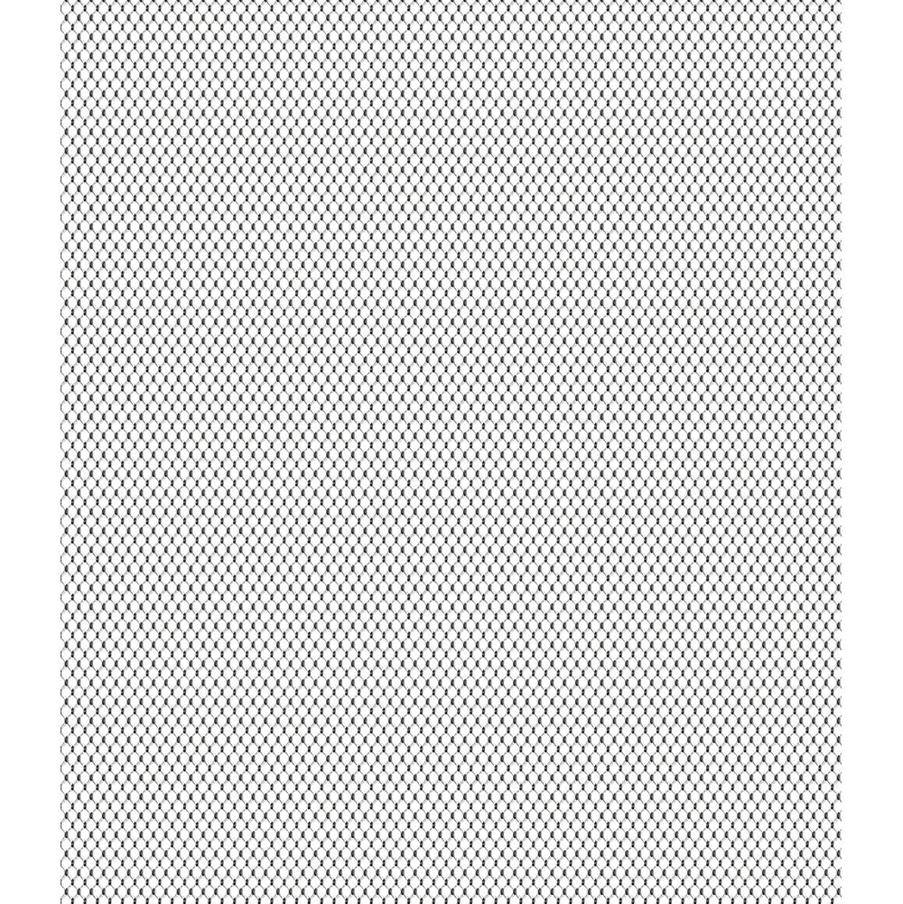 Silver Universal 40"x13" Car Grill Mesh - Aluminum Alloy Automotive Grille Insert Bumper Rhombic Hole (1x2mm)