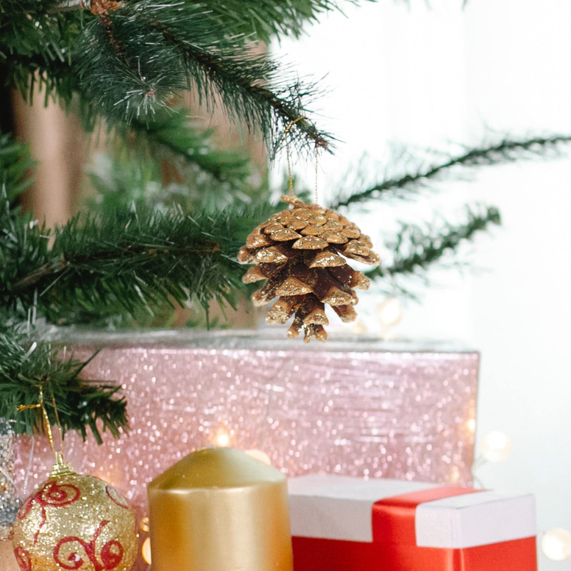 Pigne Naturali Per Decorazione - Set 30 Pezzi In 3 Misure Per Fai Da Te Natalizio