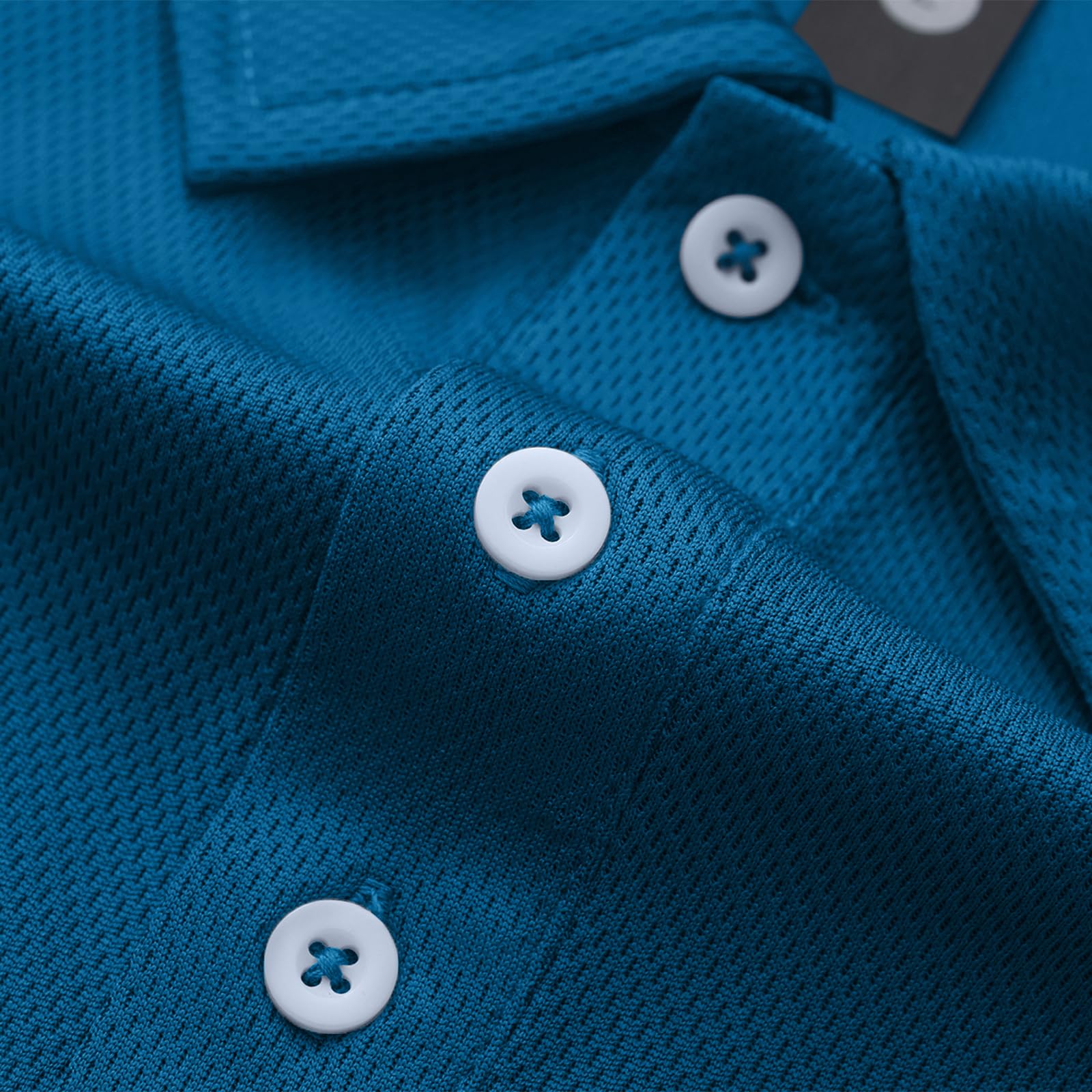 Polo da golf da uomo a maniche corte T-shirt da tennis atletica traspirante Dry Fit Performance Sport Golf Shirt