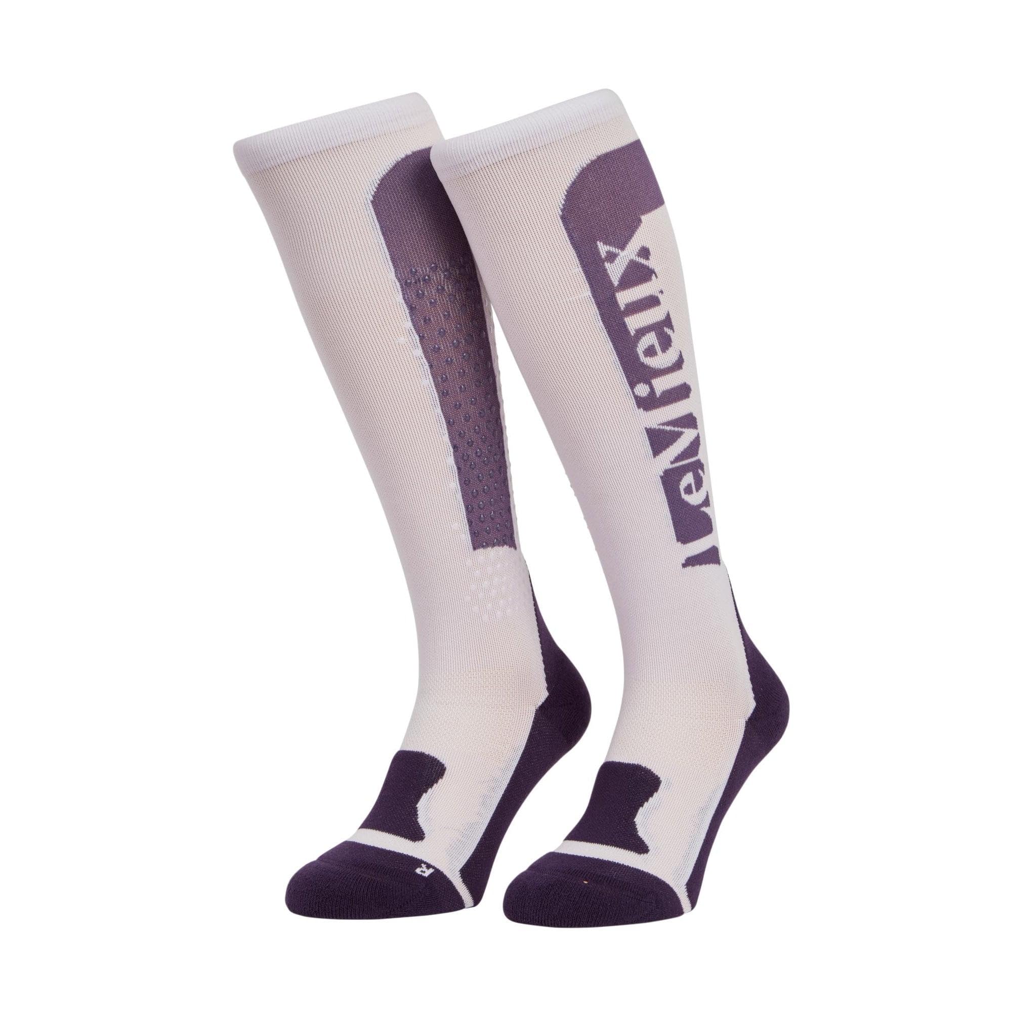 LeMieux Horse Riding Silicone Socks - Lilac - Small
