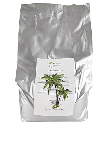 Miniatura 7 de Greenway Biotech - Fertilizante monohidrato de sulfato de manganeso, 100% soluble en agua, contiene 31% de manganeso, ideal para agricultura