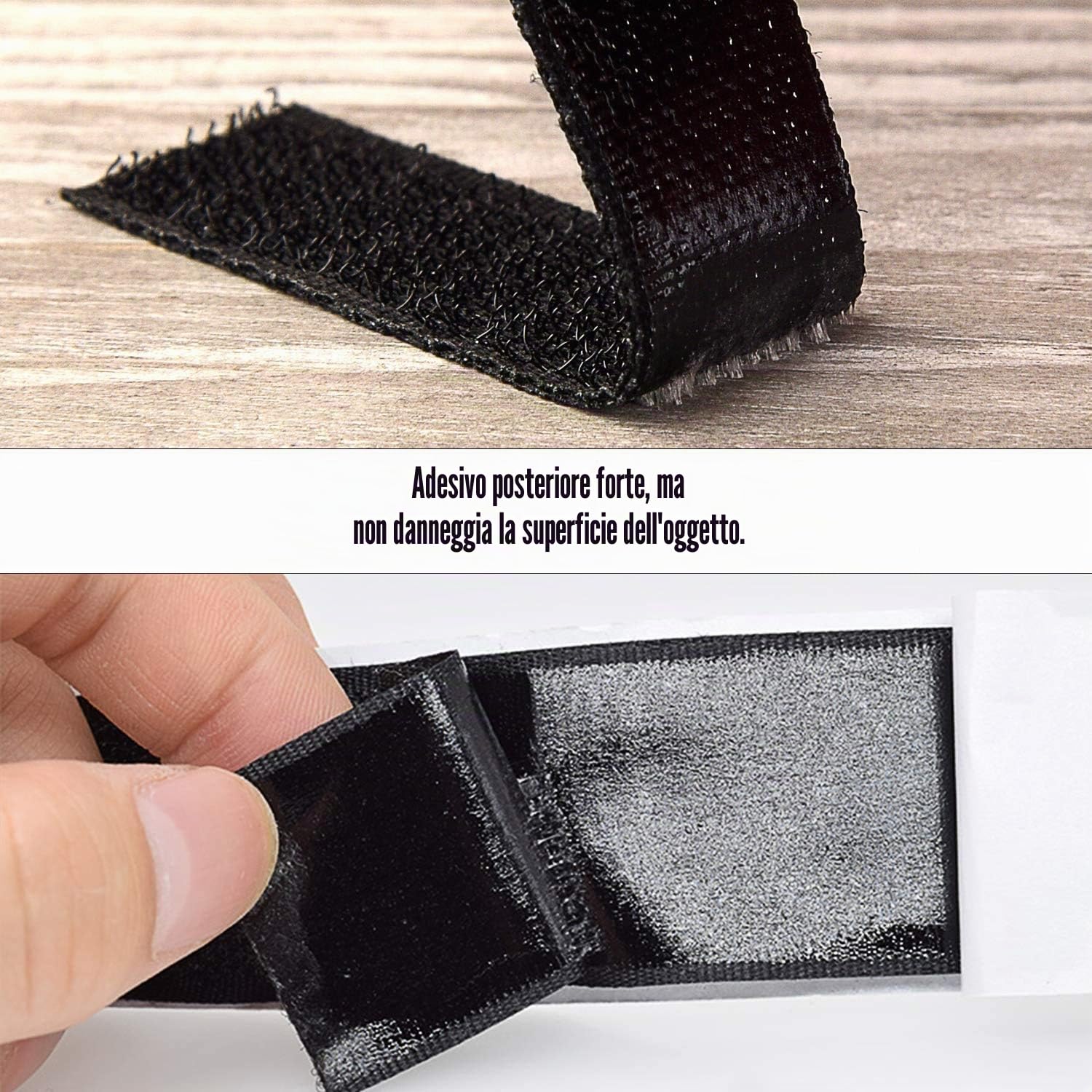 Nastro Adesivo Extra Forte Bifacciale, Sinwind Multifunzione Riutilizzabile Nastro Biadesivo, Nastro Adesivo per Zanzariere, Universale Magico Strisce nastro di fissaggio posterior