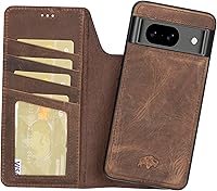 Vista 24 de BLACKBROOK Juego de funda y cartera magnética desmontable 2 en 1 para iPhone 13 Pro Max, cartera desmontable de cuero de grano completo Carter