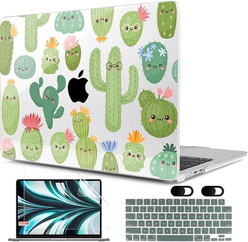 MEEgoodo Case for M4/M3/M2 MacBook Air 13.6 inch Case 2025 2024 2022, Fit Model A3240/A3113/A2681, Laptop Hard Shell with Keyboard Cover Compatible with MacBook Air 13 inch, Pink Composition Book
