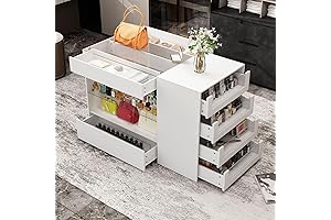 MOUMON Makeup Vanity Storage Island: The Ultimate Closet Centerpiece