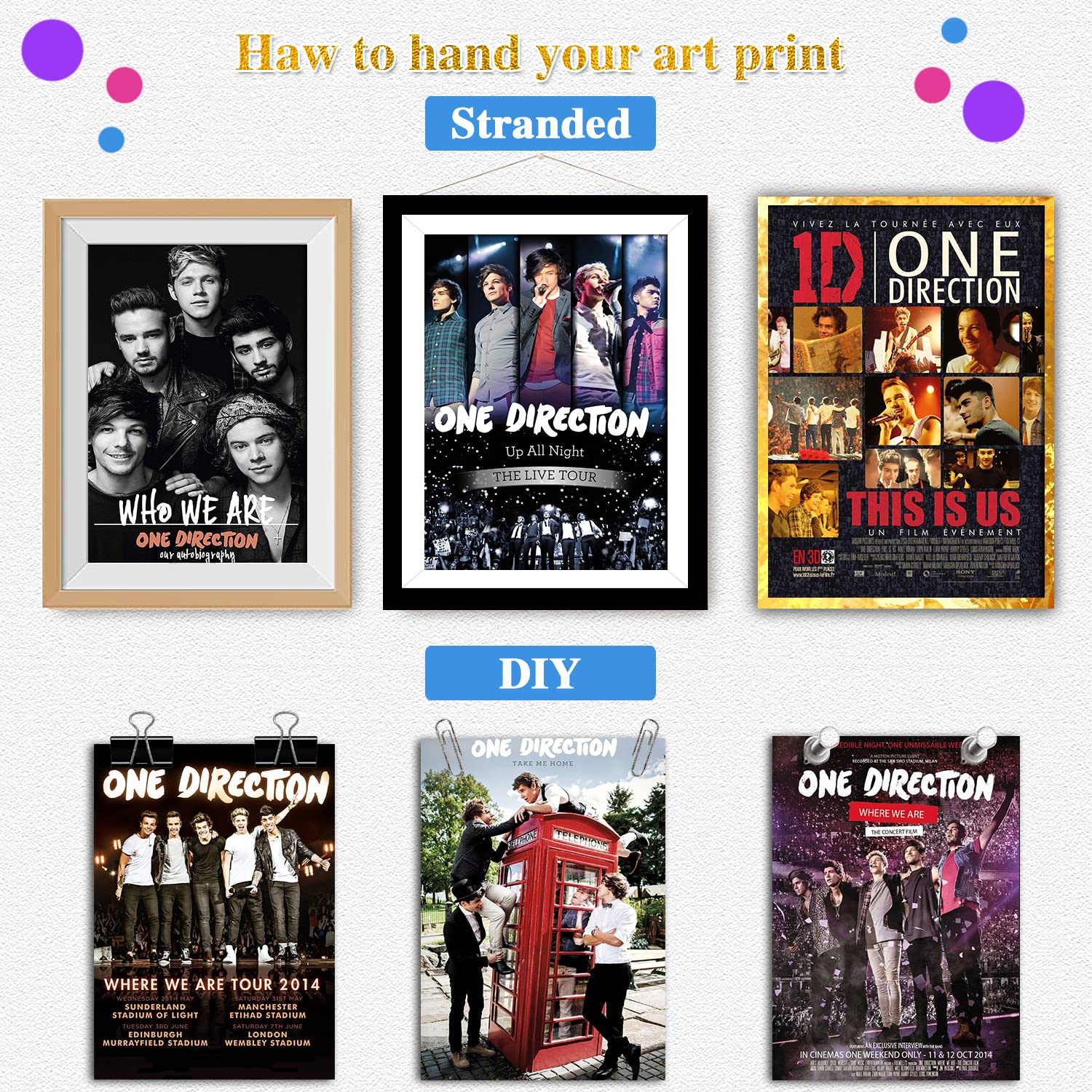 Amazon One Direction Carteles De One Direction Hechos Por Fans One Direction Trivia Book: