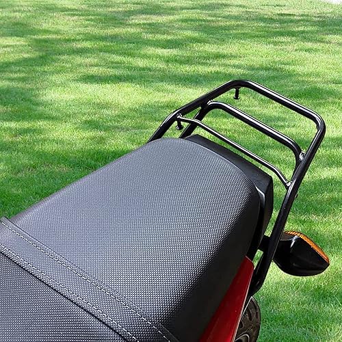 Miniatura 3 de Minho Portaequipajes trasero negro para motocicleta, soporte de hierro compatible con Honda Grom MSX125 2016-2020