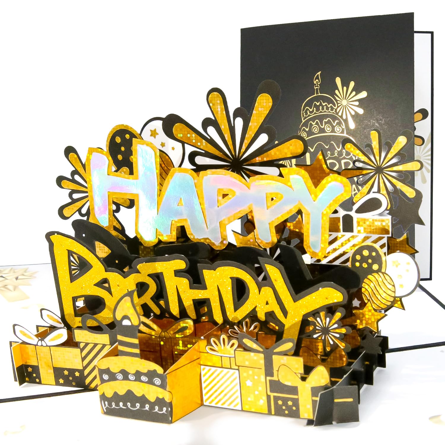 Amazon.com: SATONA 3D Pop-Up Happy Birthday Greeting Cards