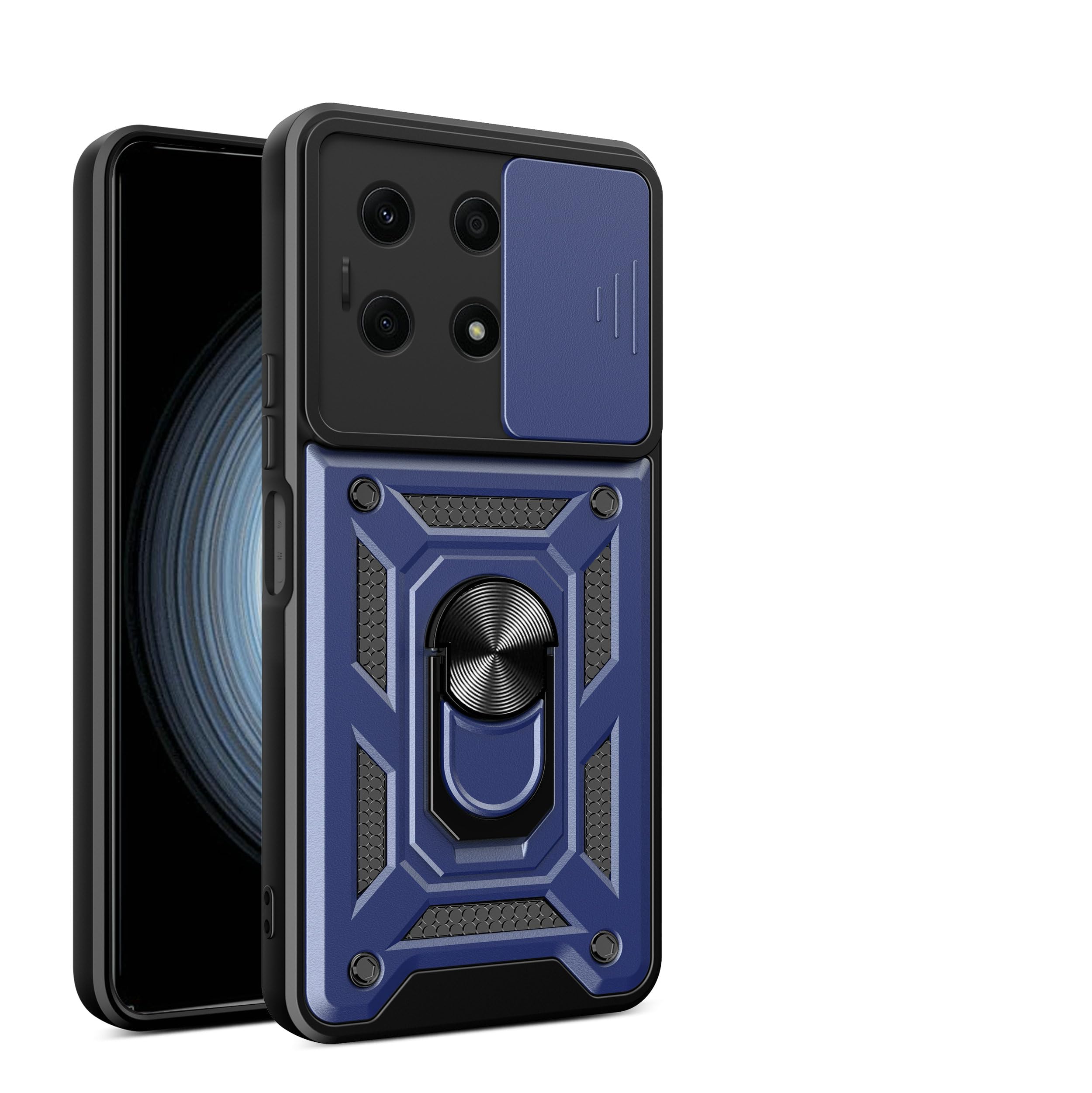 Coque Honor X6a éviter rayures objectif appareil photo bleu - 8