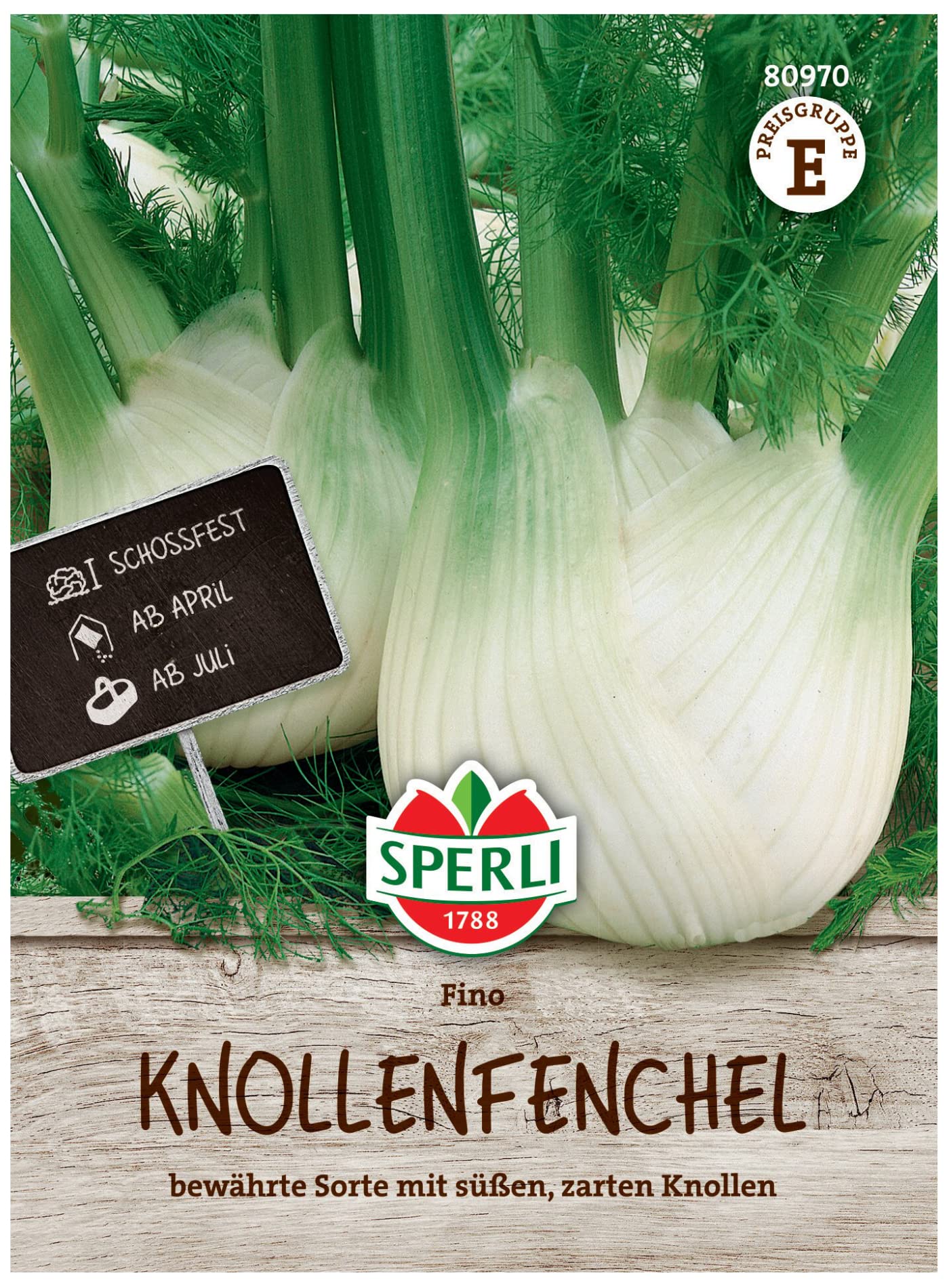 80970 Sperli Premium Fenchelsamen Fino| Bewhrte Schossfeste Sorte | Fenchel  Samen| Se Zarte Knollen | Knollenfenchel | Fenchel Saatgut | Samen ca.  110 Samen : Amazon.de: Garten