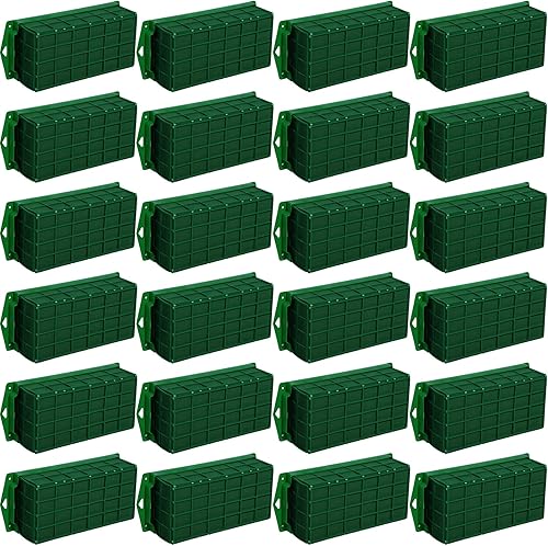 Jaula de espuma floral con espuma floral para flores frescas, cuenco para mesa de centro de mesa, arreglo floral, rectangular, 11.8 x 4.7 x 3.1 in