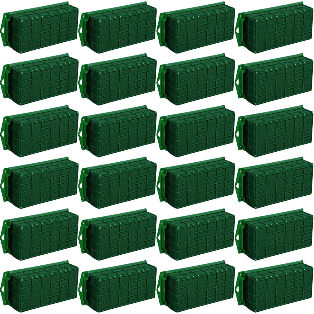 ama　花籠 Amazon.com: Boao 24 Pieces Floral Foam Cage Holder with