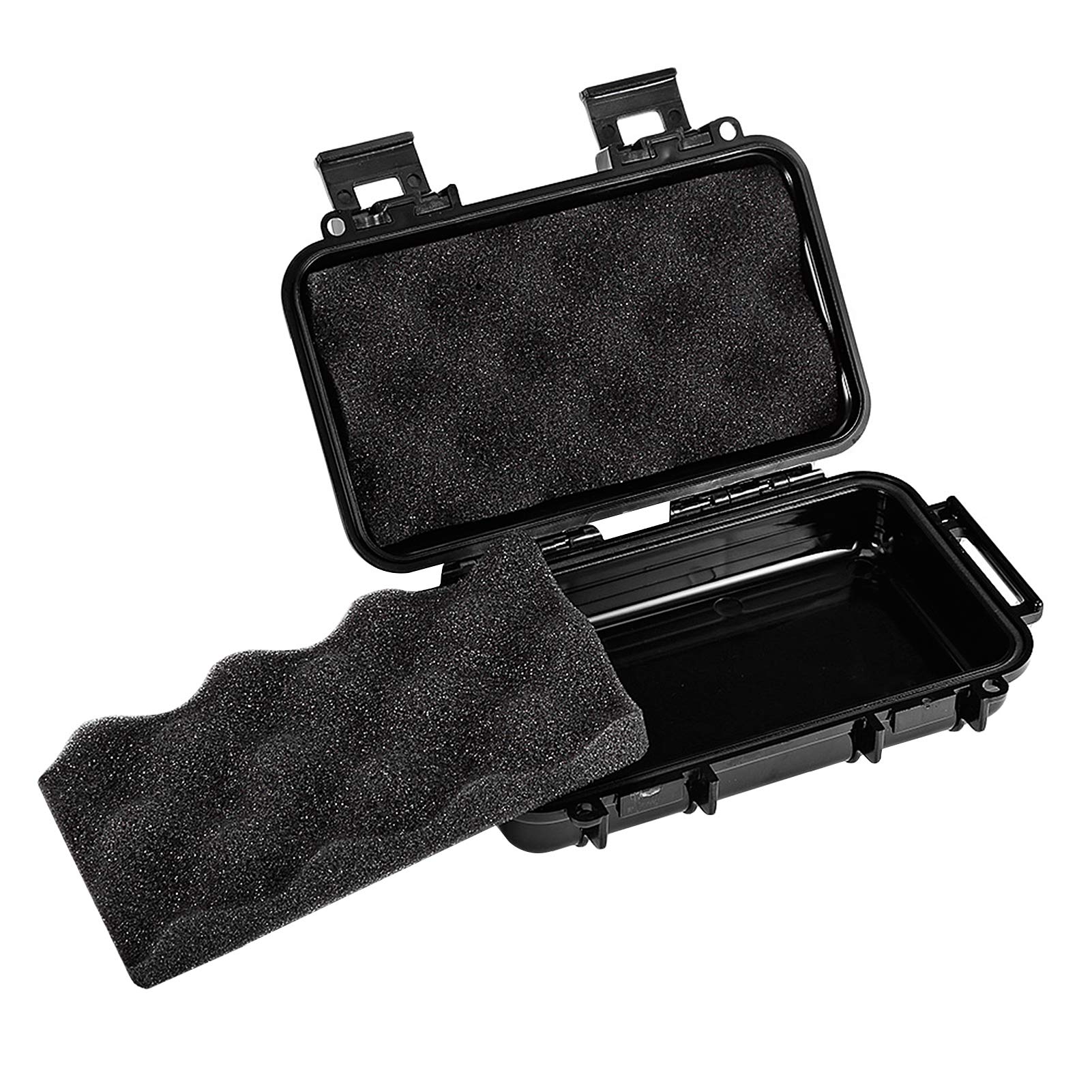 YHG Waterproof Plastic Storage Box, Black, L