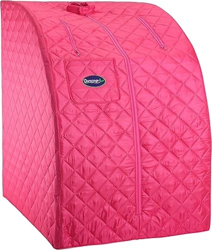 Miniatura 2 de Durasage Spa de sauna de vapor personal portátil ligero para relajación en casa, temporizador de 60 minutos, generador de vapor de 800 W, silla