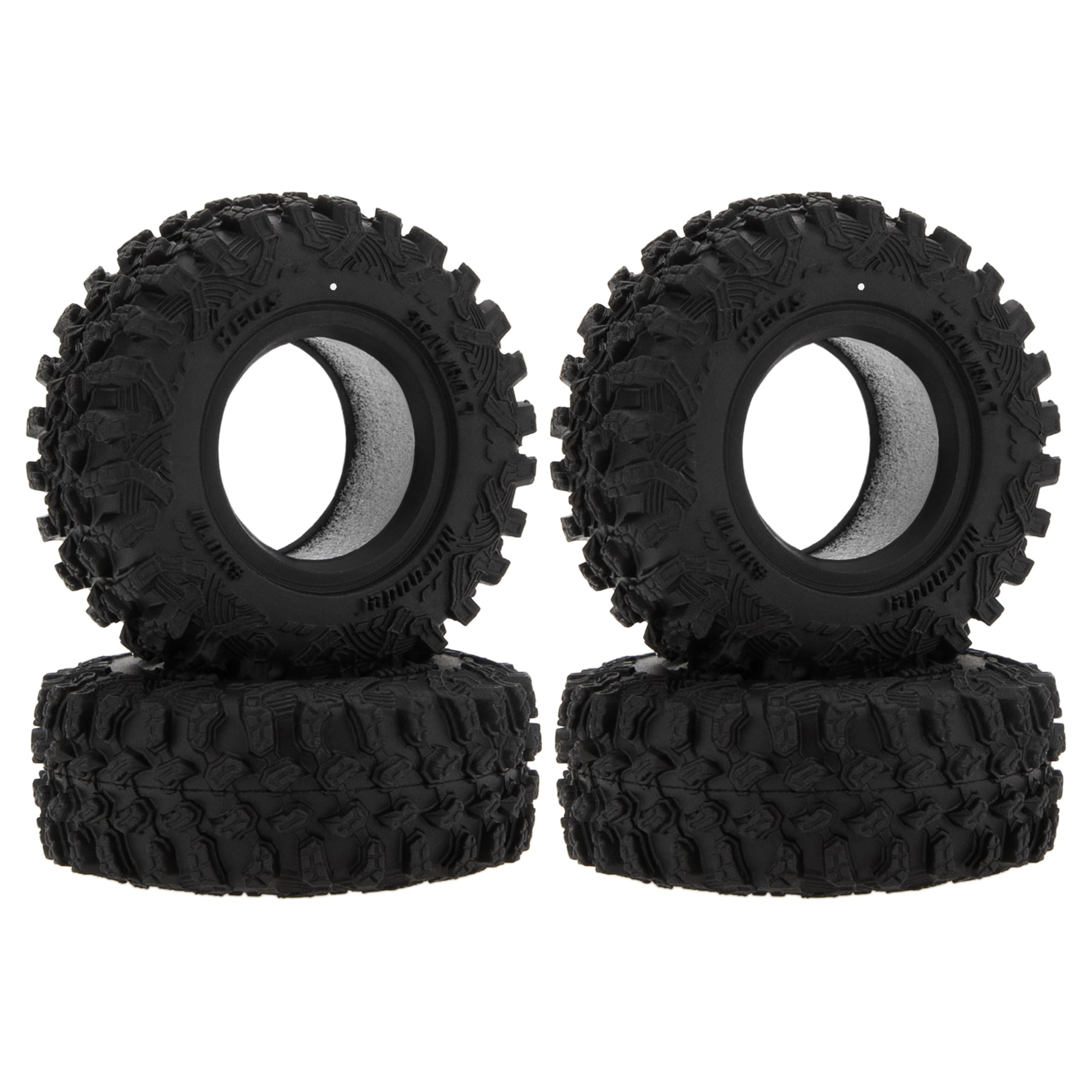 MEUS RACING 0.7 Tires - MS6 Crawler Tires for Axial SCX30 Redcat Ascent-32 1/30 1/32 RC Crawler, 0.55/1.38/R0.7(Marauder #M0711)