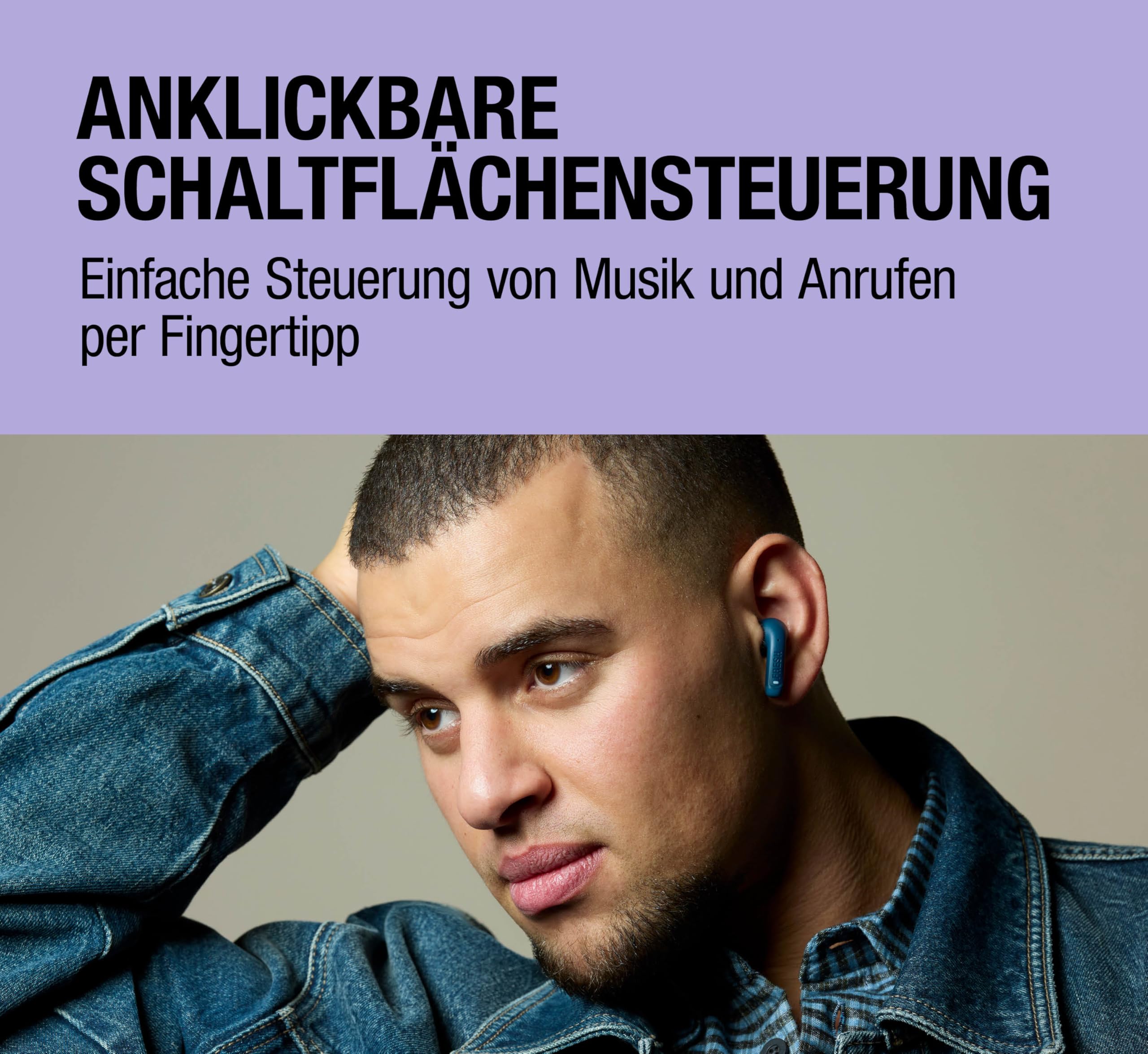 Fresh 'n Rebel Twins Fuse 2 Wireless In-Ear Kopfhörer Noise Cancelling - Klarer Sound - 36h Akku - Bluetooth 6.0-2 Mikrofone zum Telefonieren - Quick Charge - Spritzwassergeschützt (Dreamy Lilac)