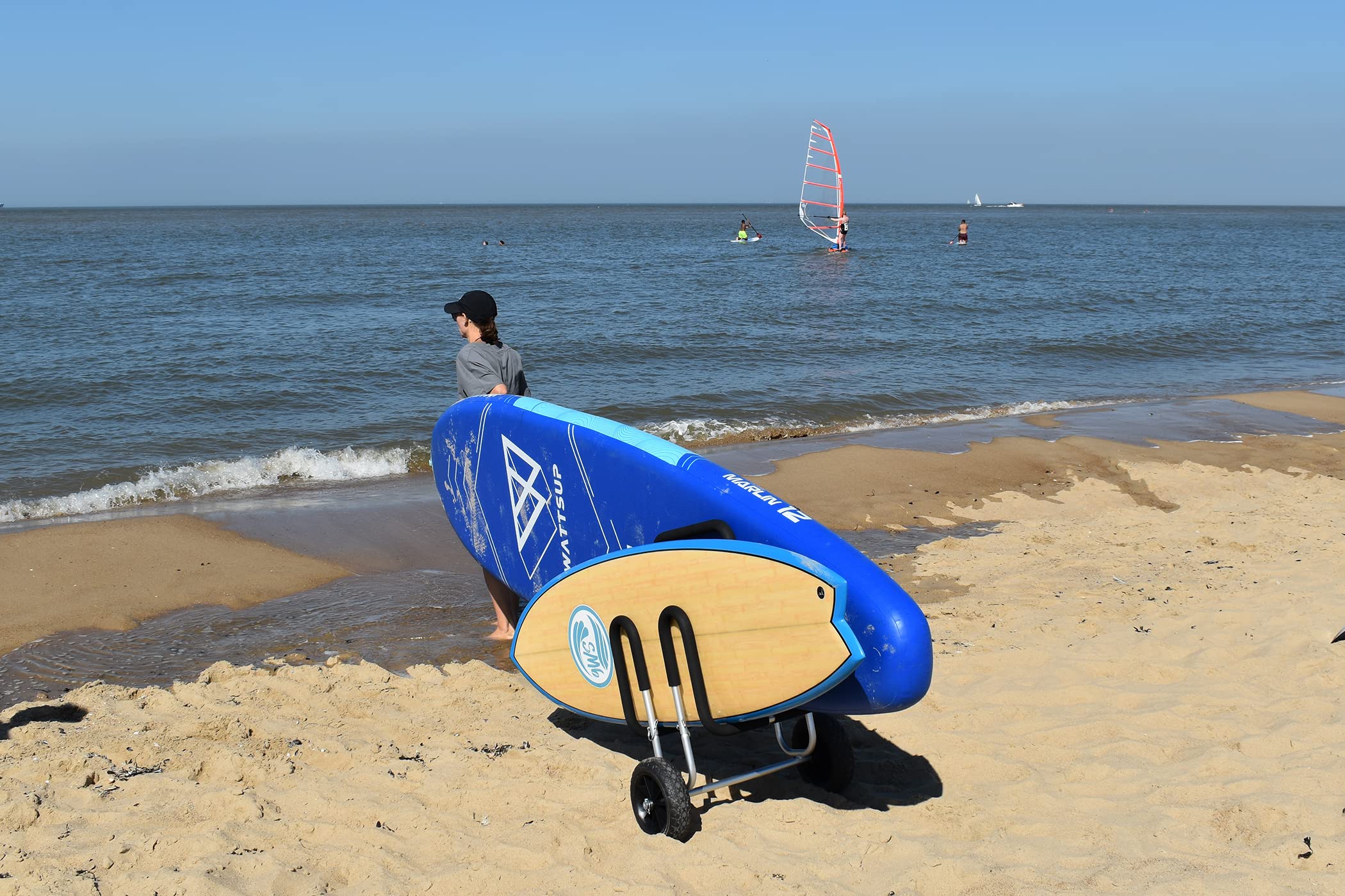 Alu Trolley für 2 Sup - M Trolley