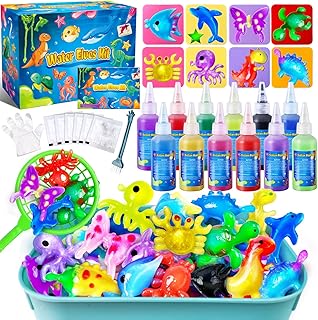 JOPSHEEN Magic Water Elf, 12 Colours DIY Aqua Fairy Craft Set for Children, Creative Squishy Toy for Girls Boys Birthday Gift
