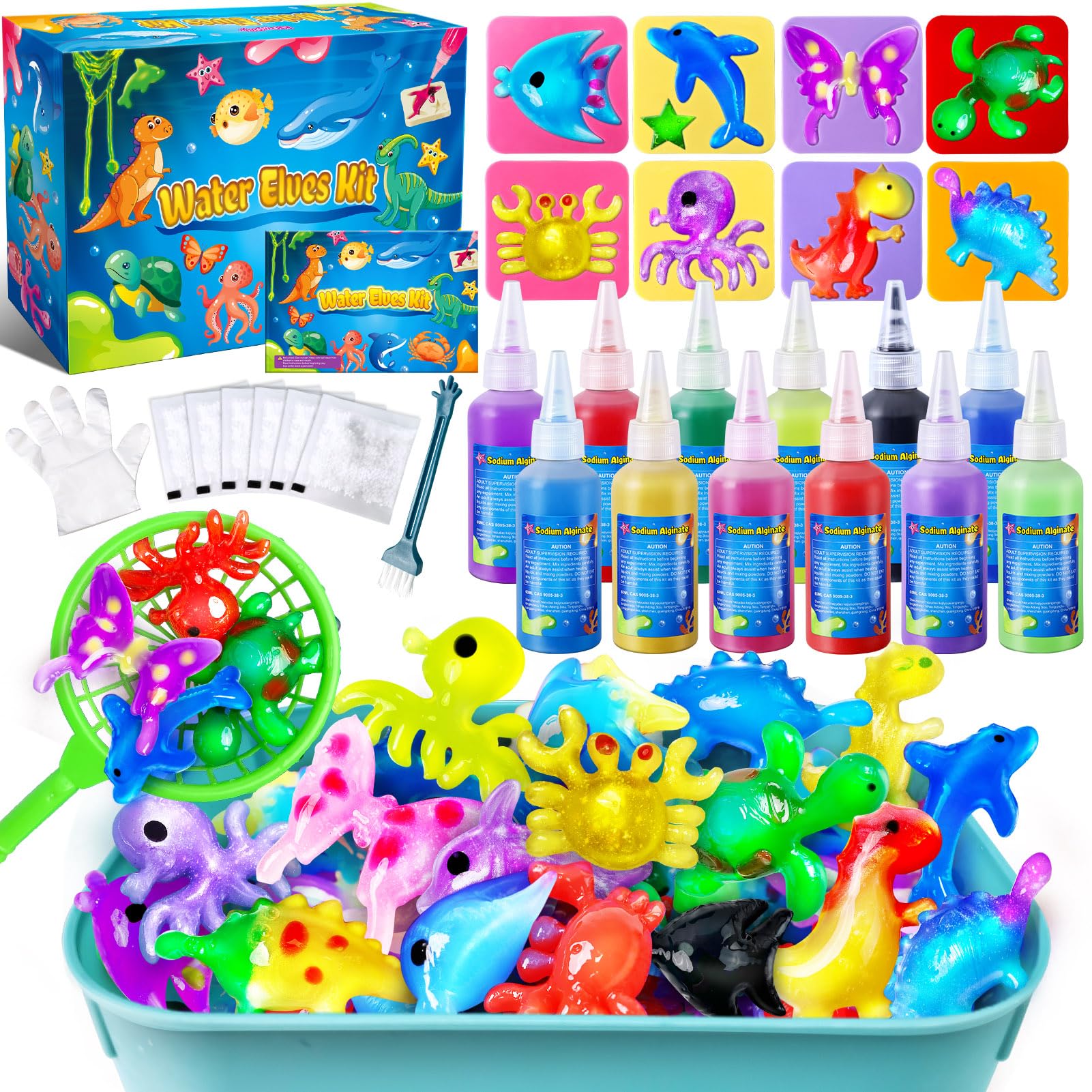 JOPSHEEN Magic Water Elf, 12 Colori Magico Acqua Fairy per Bambini, Attivita Creative Bambino, DIY Giocattolo Fatto a Mano per Ragazzi e Ragazze
