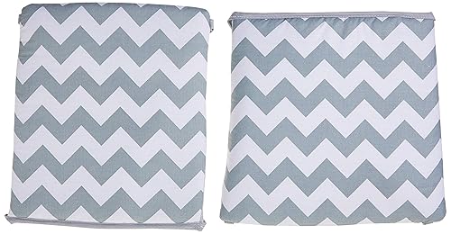 Miniatura 2 de Baby Doll Bedding Chevron Junior - Cojín para silla mecedora, color gris
