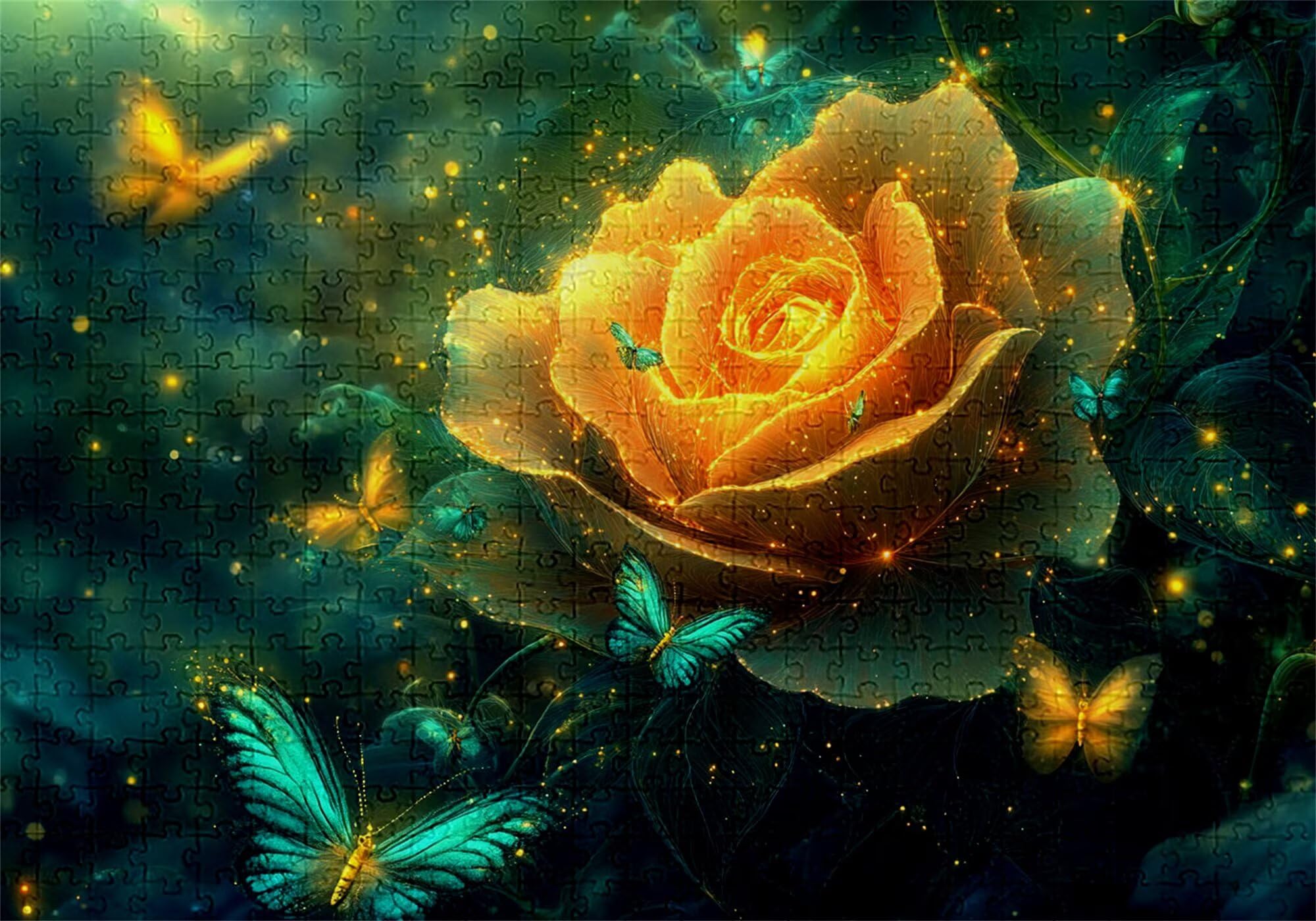 Puzzle 4000 sztuk motyl puzzle dla dorosłych różowe 141 x 87 cm unikalne rzemiosło klasyczne 3D drewniana układanka do rodzinnych gier biznesowych, układanka zrób to sam do dekoracji ścian domu