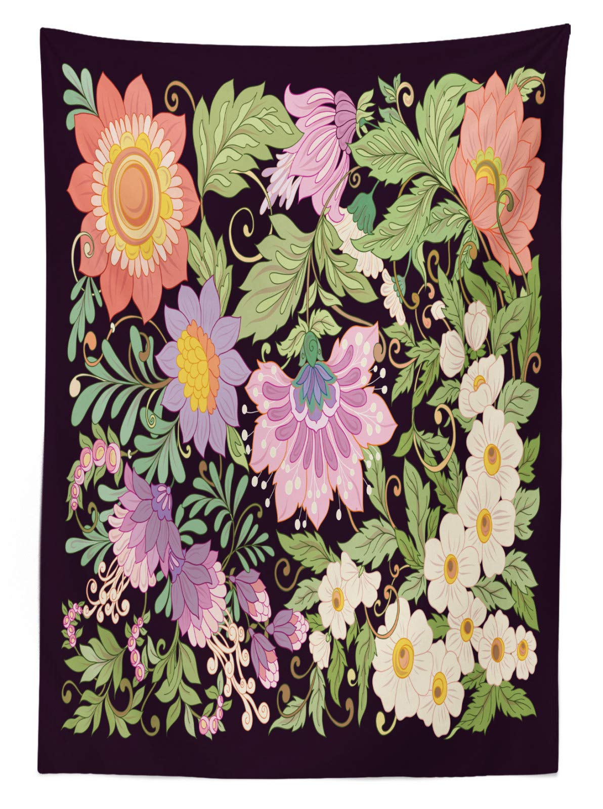 ABAKUHAUS Vintage ▾ Tovaglia, Fiori Che sbocciano