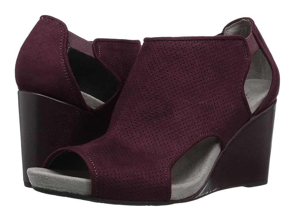 

LifeStride Hinx (Dark Red Micro) Women's Sandals, Brown
