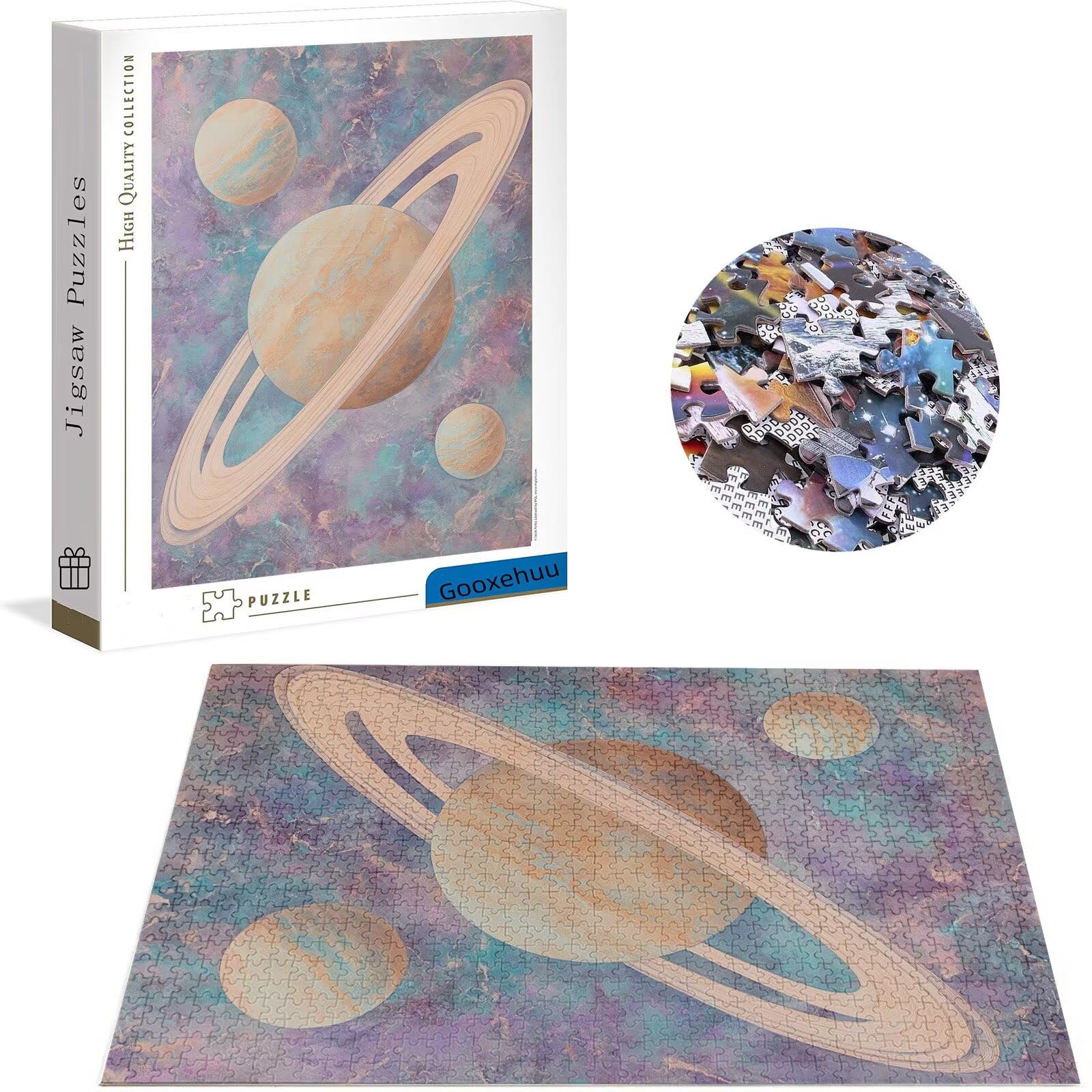 Puzzle 3000 elementów dla dorosłych 3000 elementów, puzzle wszechświata, gry edukacyjne, drewniane puzzle, gwiaździste niebo, prezenty dla nastoletnich chłopców w wieku 14-16 lat, 122 x 81 cm, G-985