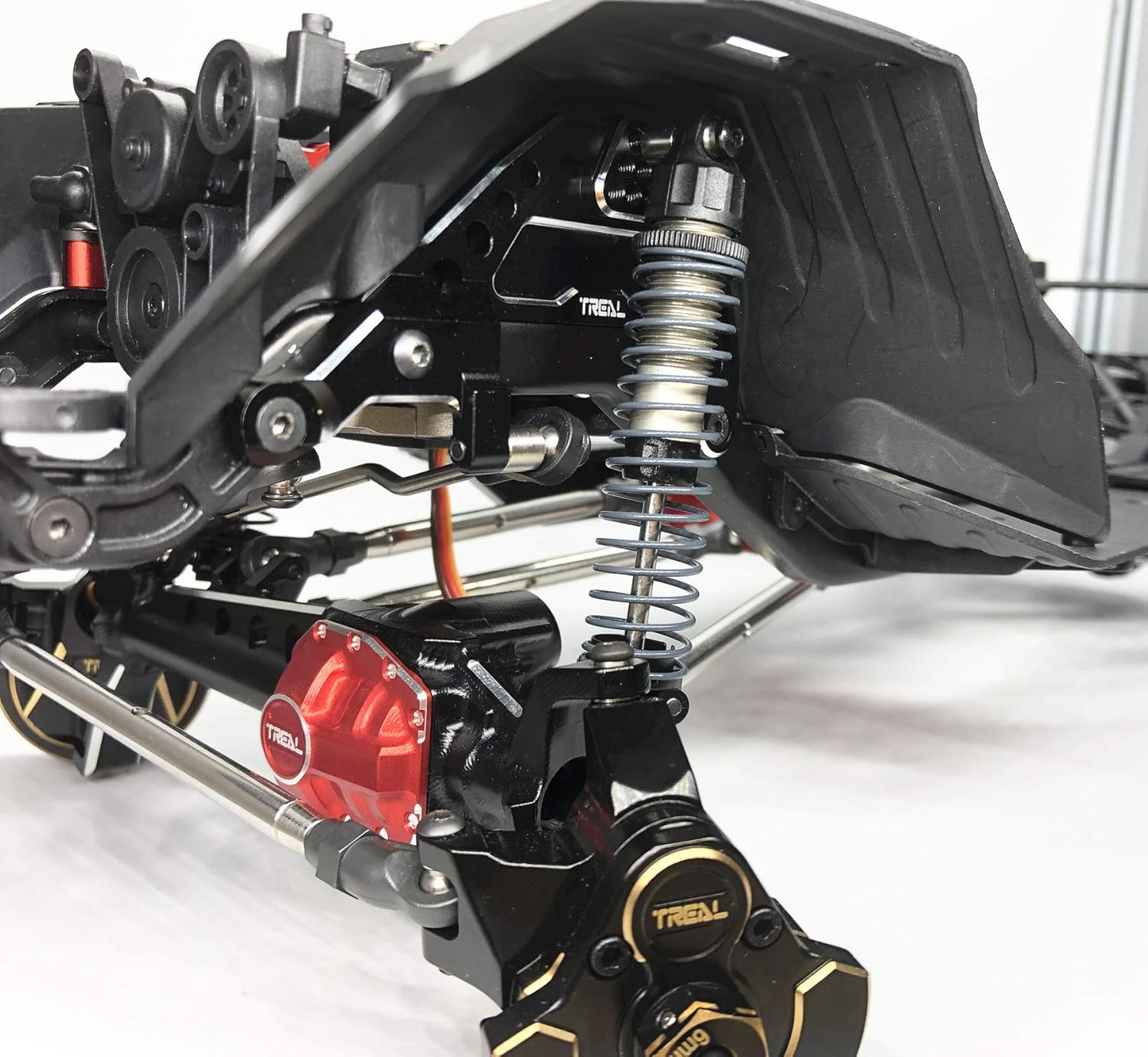 Treal Aluminum Rear Shock Tower for Axial 1/10 SCX10 II RC Model Vehicle Parts & Accs