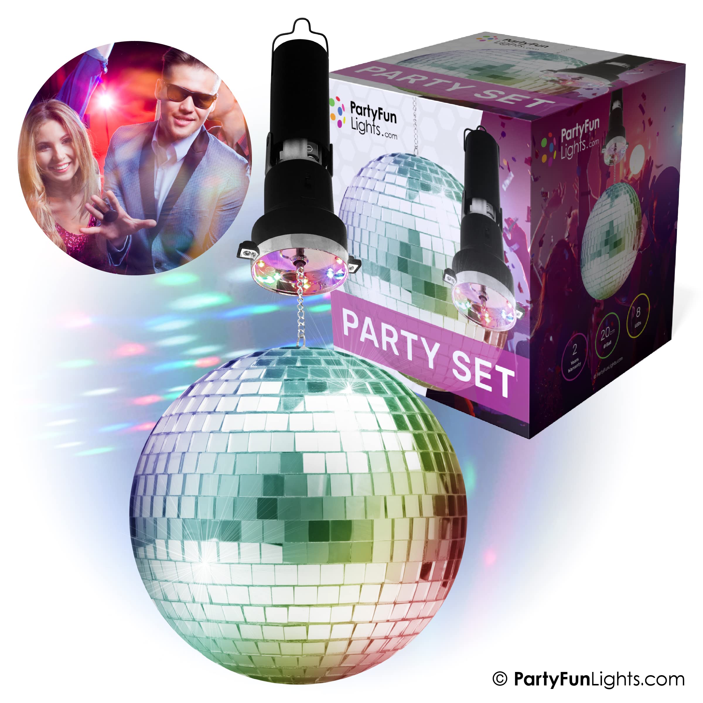 Aazon.co: irror Ball for Disco DJ Club Party Wedding Hoe Decor