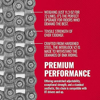 Amazon.co.jp: Shadow Interlock 2 BMX チェーン シルバークローム